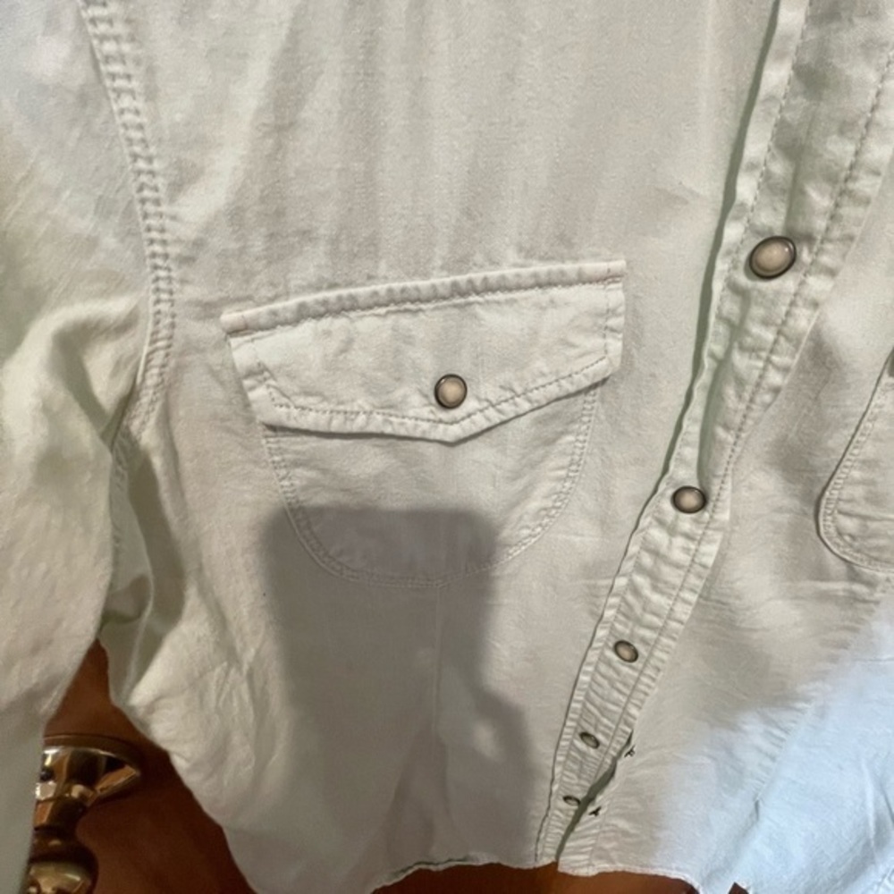 Sanctuary light‎ mint green button down shirt - Picture 5 of 5
